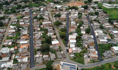 Prefeitura de João Monlevade asfalta quatro ruas no bairro Santa Cecília