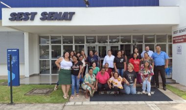 Monitores do transporte escolar participam de curso de formação
