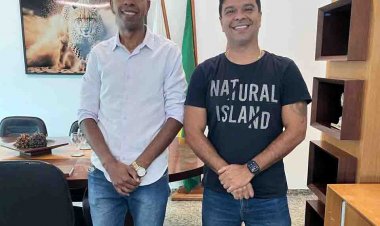 Presidente da Câmara de João Monlevade recebe visita do presidente da Câmara de Rio Piracicaba