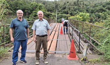 Prefeitura inicia obras de revitalização da Ponte Santa Cruz em João Monlevade