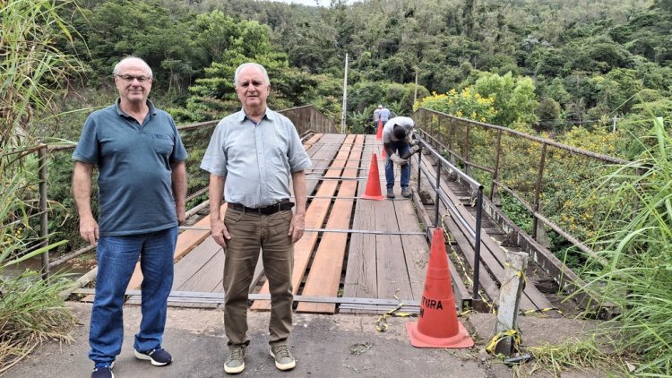 Prefeitura inicia obras de revitalização da Ponte Santa Cruz em João Monlevade