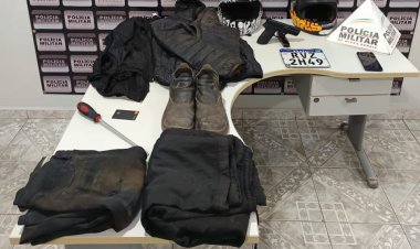 Policiais Militares prendem autores de roubo e recuperam motocicleta em São Domingos do Prata