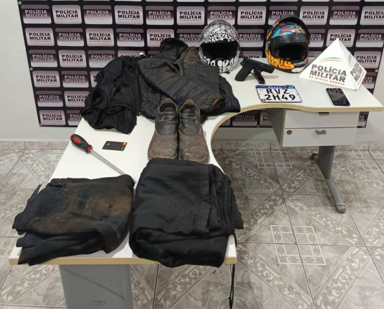 Policiais Militares prendem autores de roubo e recuperam motocicleta em São Domingos do Prata