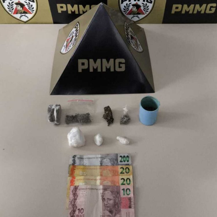 Polícia Militar Prende Autor e Apreende Drogas em João Monlevade