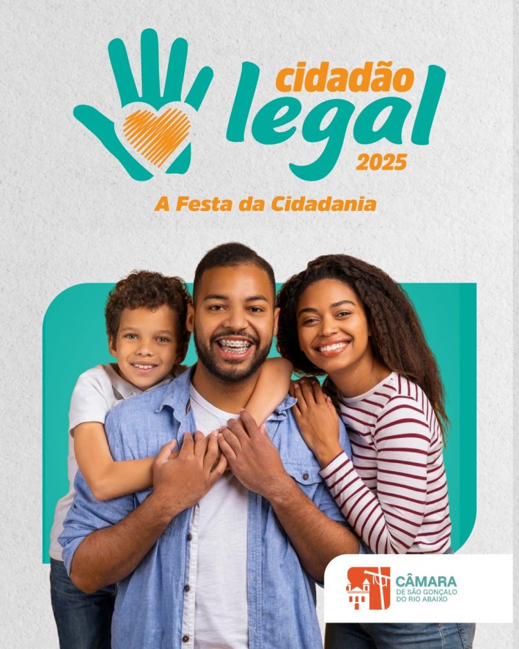 Festa da Cidadania: Câmara de São Gonçalo Realiza 13ª Edição do Evento Cidadão Legal Neste Sábado