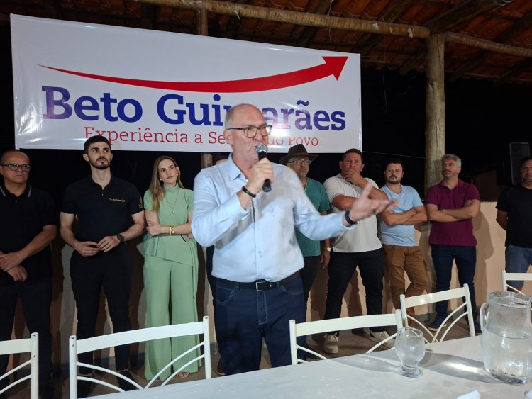 Beto Guimarães oficializa pré-candidatura a deputado federal com forte apoio regional