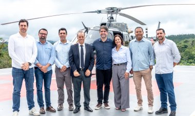 São Gonçalo inaugura heliponto e secretário de Estado anuncia primeiras cirurgias no Hospital ainda este ano