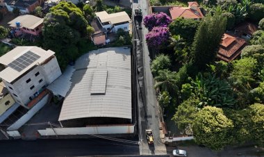 Prefeitura conclui asfaltamento de ruas no bairro Ernestina Graciana