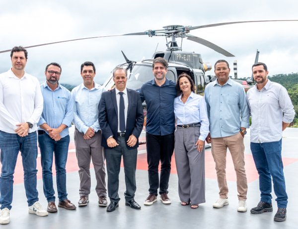 São Gonçalo inaugura heliponto e secretário de Estado anuncia primeiras cirurgias no Hospital ainda este ano