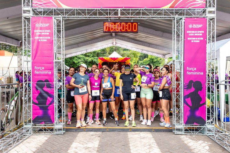 Corrida e Caminhada da Mulher reúne 420 participantes e celebra a força feminina em São Gonçalo do Rio Abaixo