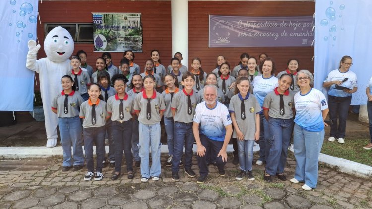 Monlevade inicia programação do Dia Mundial da Água com visita de alunos à ETA