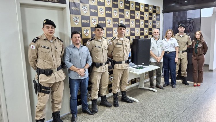 Prefeitura entrega equipamentos de sonorização para atividades do Proerd em João Monlevade
