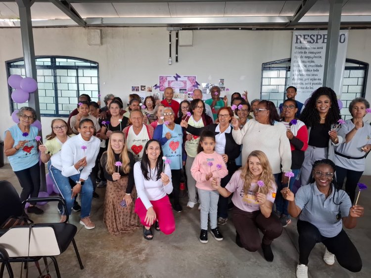 Secretaria de Assistência Social promove ações do Junho Violeta para conscientização e valorização da pessoa idosa