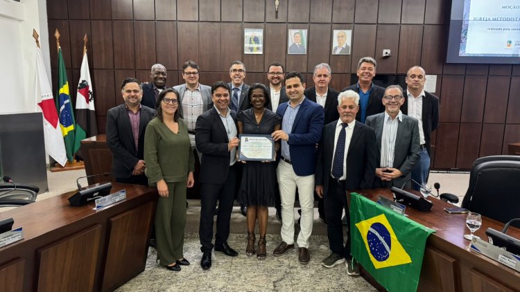 Igreja Metodista recebe Moção de Aplausos pelos 90 anos de história e serviços prestados à comunidade